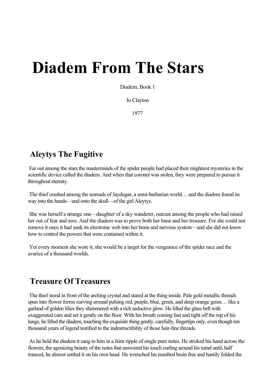 Diadem From the Stars