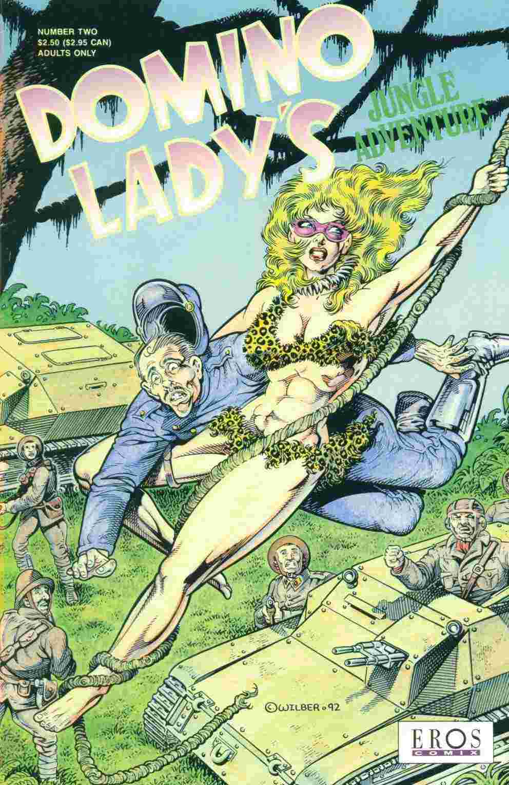 Domino Lady's Jungle Adventure, No. 2: Death Stalks Satan's Jungle!