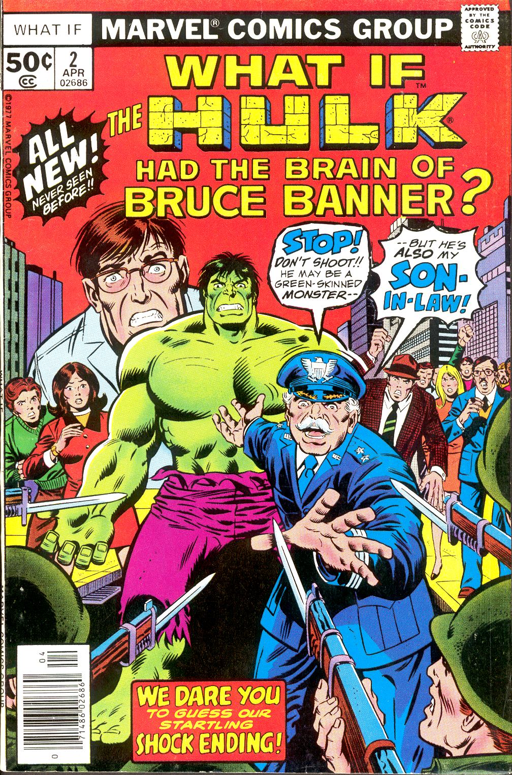 The Hulk had the brain of Bruce Banner