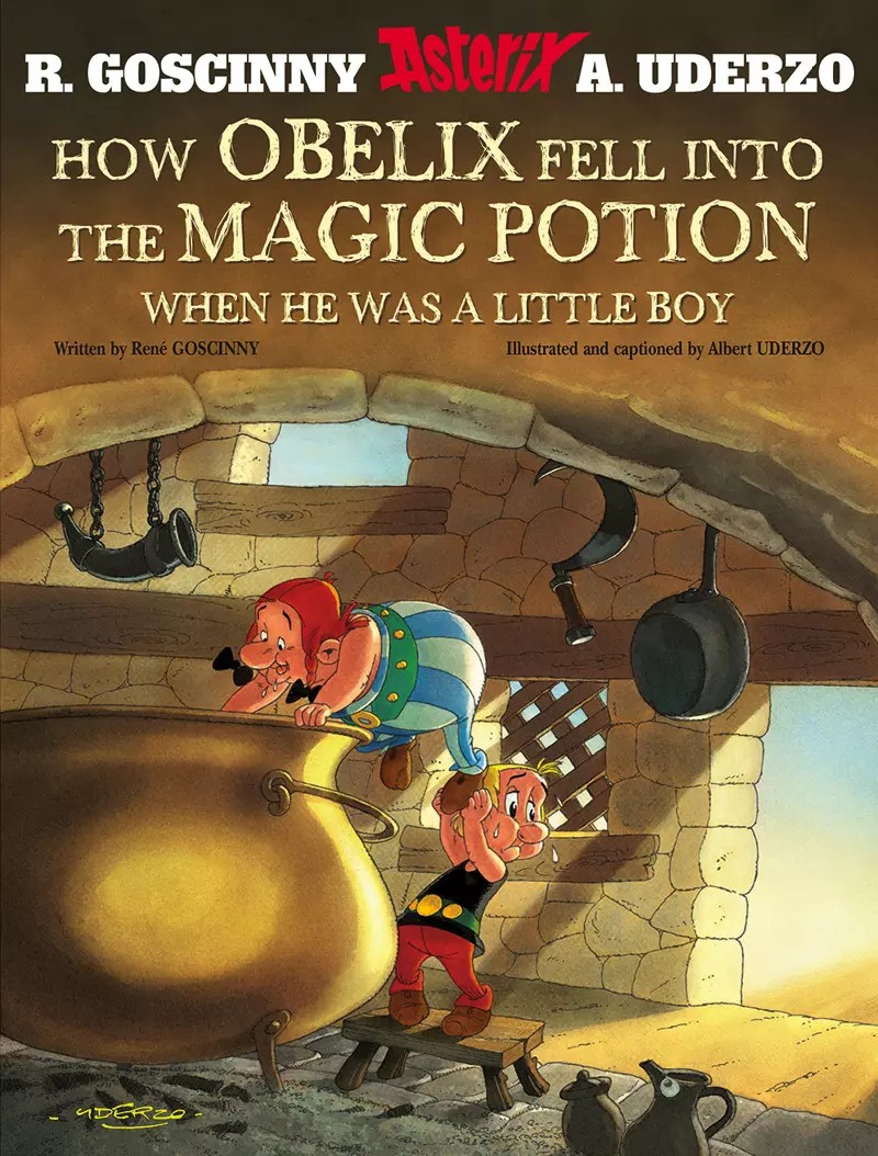 How Obelix Fell Into the Magic Potion When He Was a Little Boy