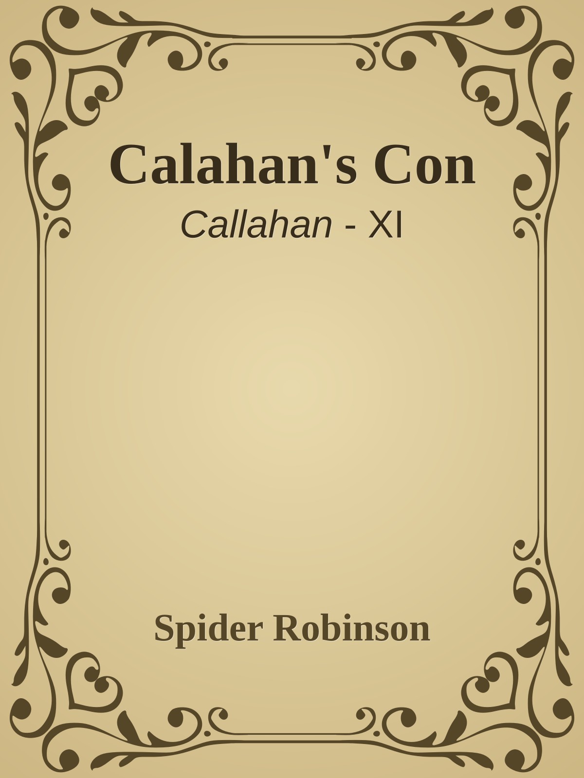 Calahan's Con