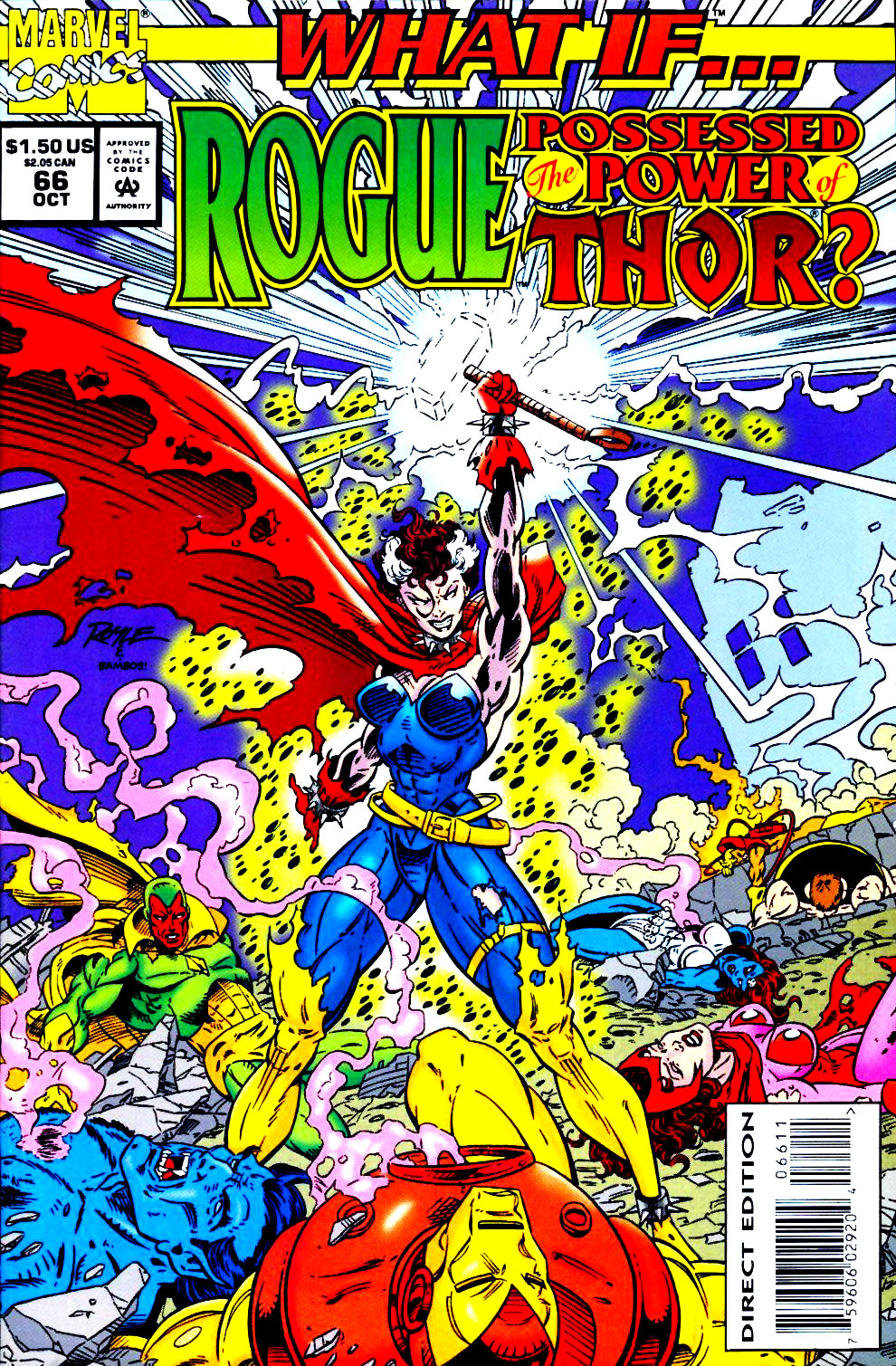 What If V2 066 ..Rogue Possessed The Power Of Thor