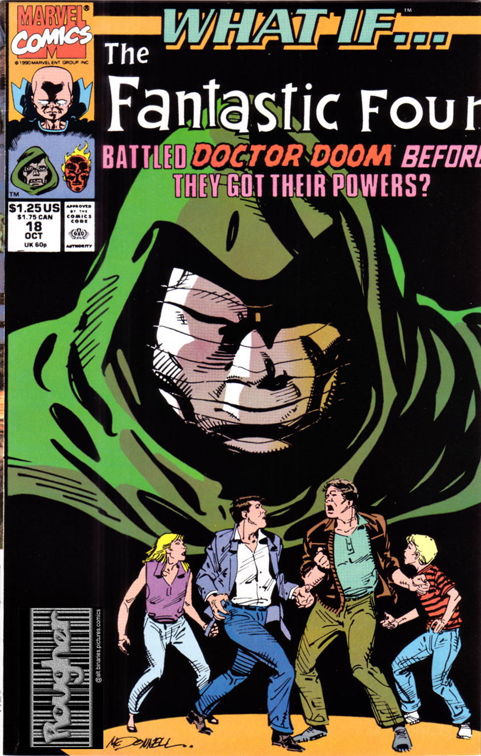 What If V2 018 ..The Fantastic Four Battled Doctor Doom Before They Got Their Powers