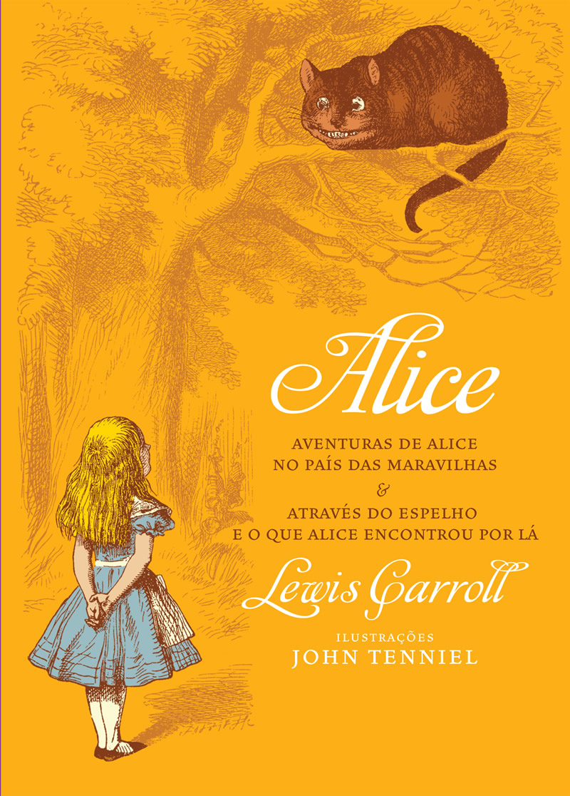 Alice: edição bolso de luxo: Aventuras de Alice no País das Maravilhas & Através do Espelho e o que Alice encontrou por lá