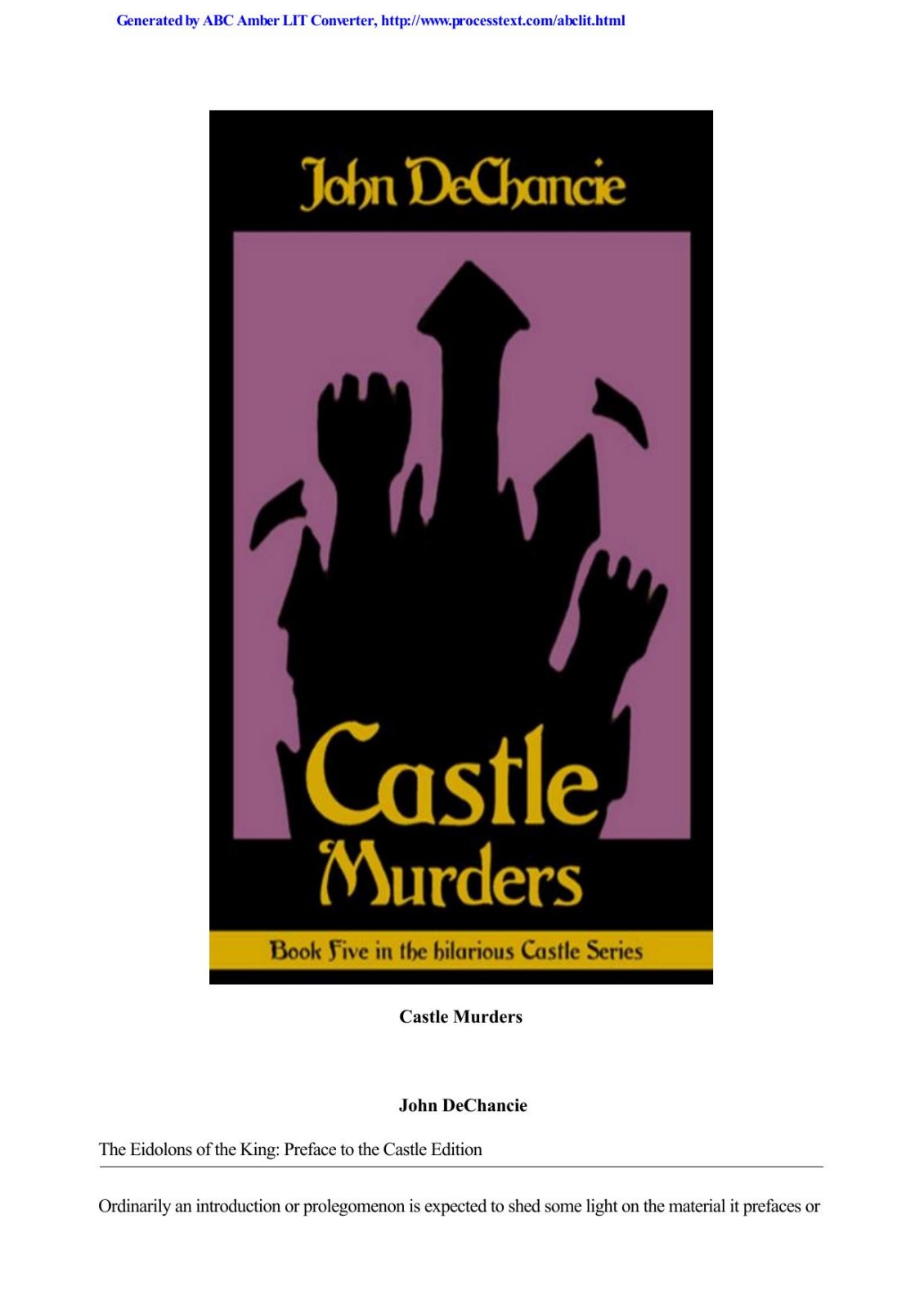 Castle Murders