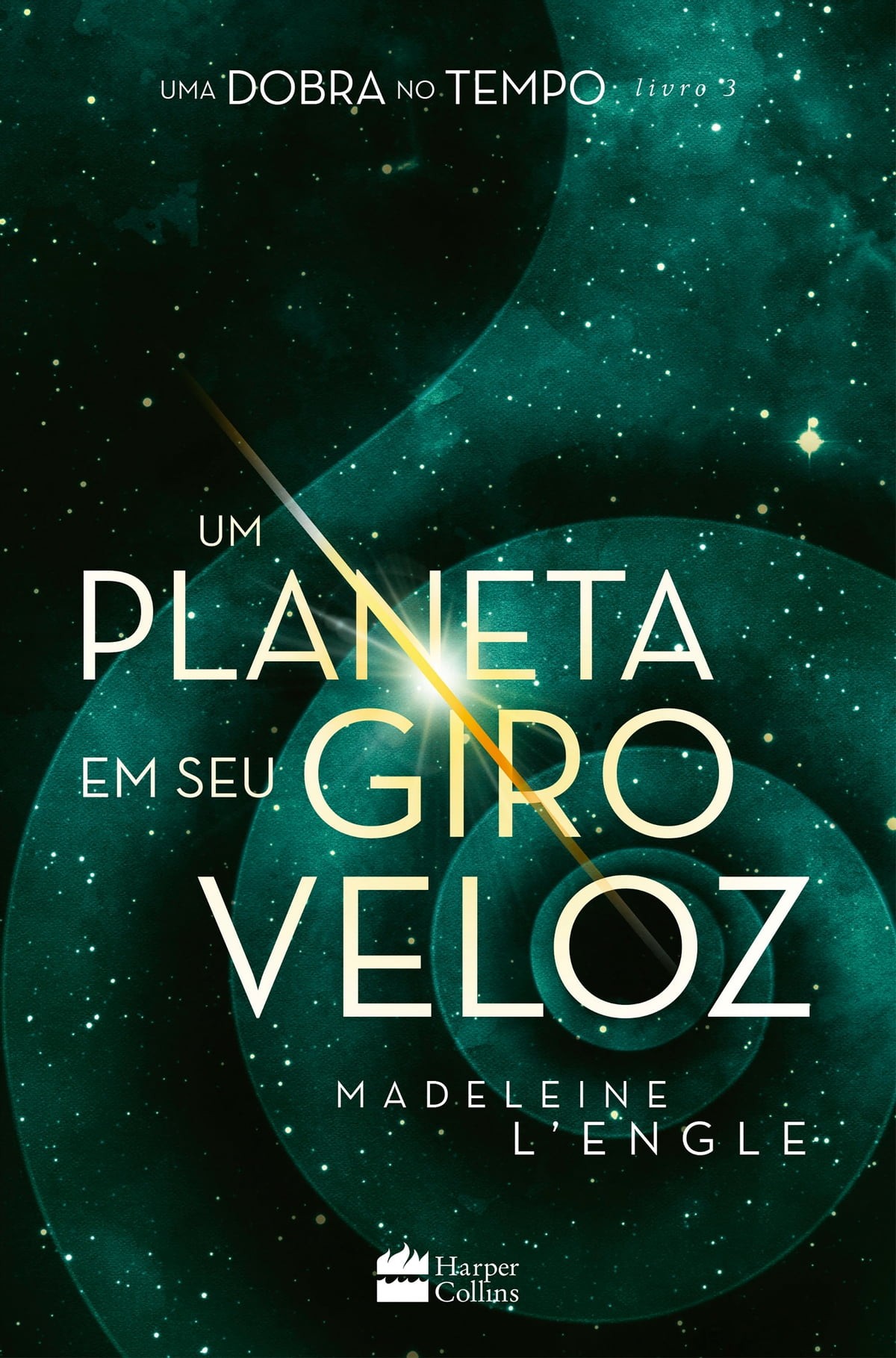 Um planeta em seu giro veloz