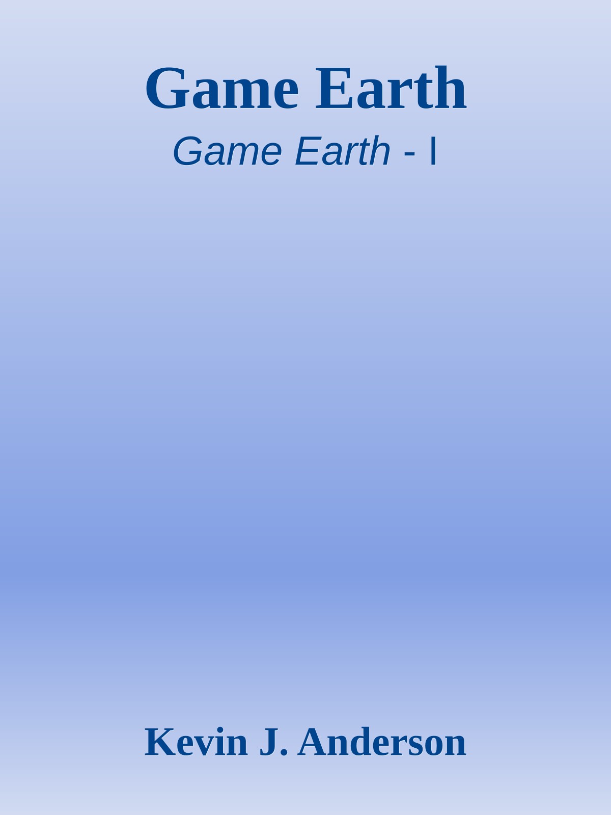 Game Earth