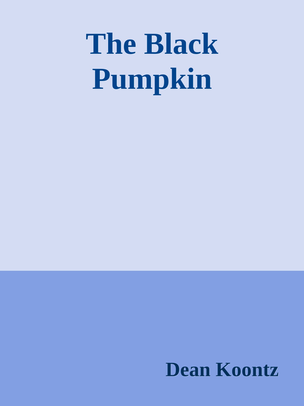 The Black Pumpkin