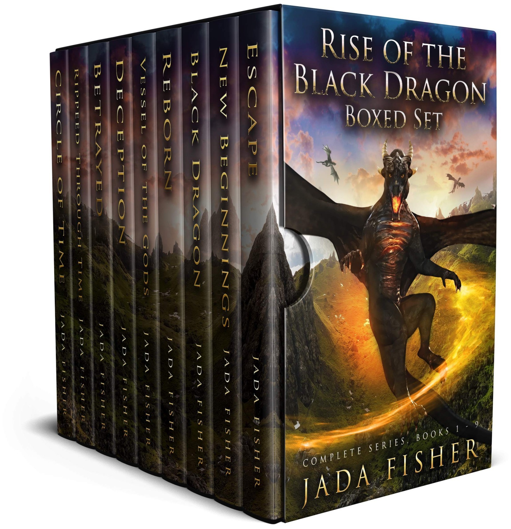 Rise of the Black Dragon Boxed Set: Complete Series: Books 1 - 9