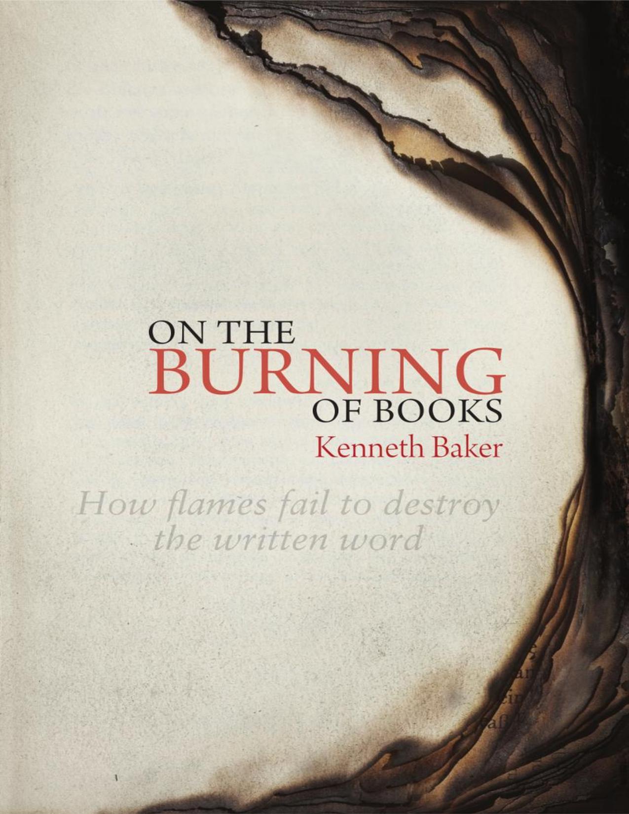 On the Burning of Books