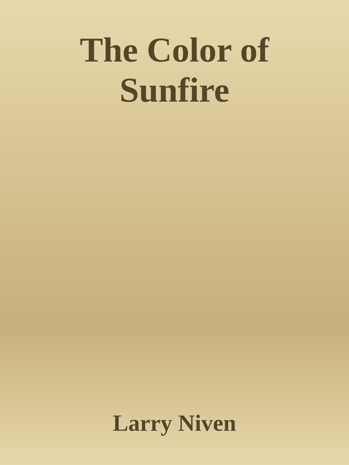 The Color of Sunfire