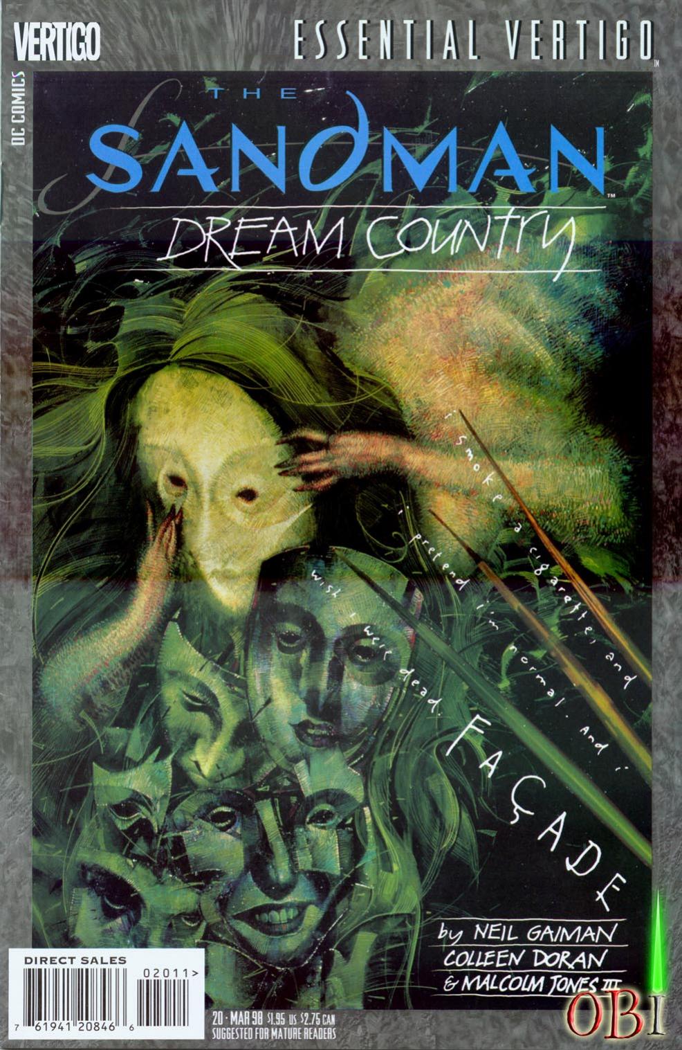 The Sandman #20 The Dream Country, Facade