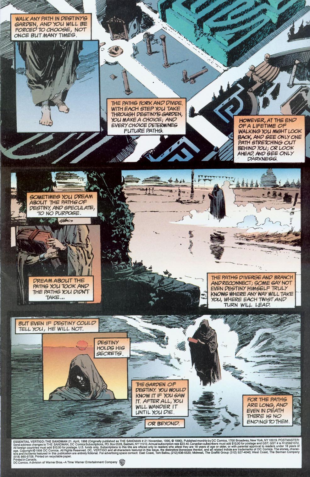 The Sandman #21: Season of the Mists #0