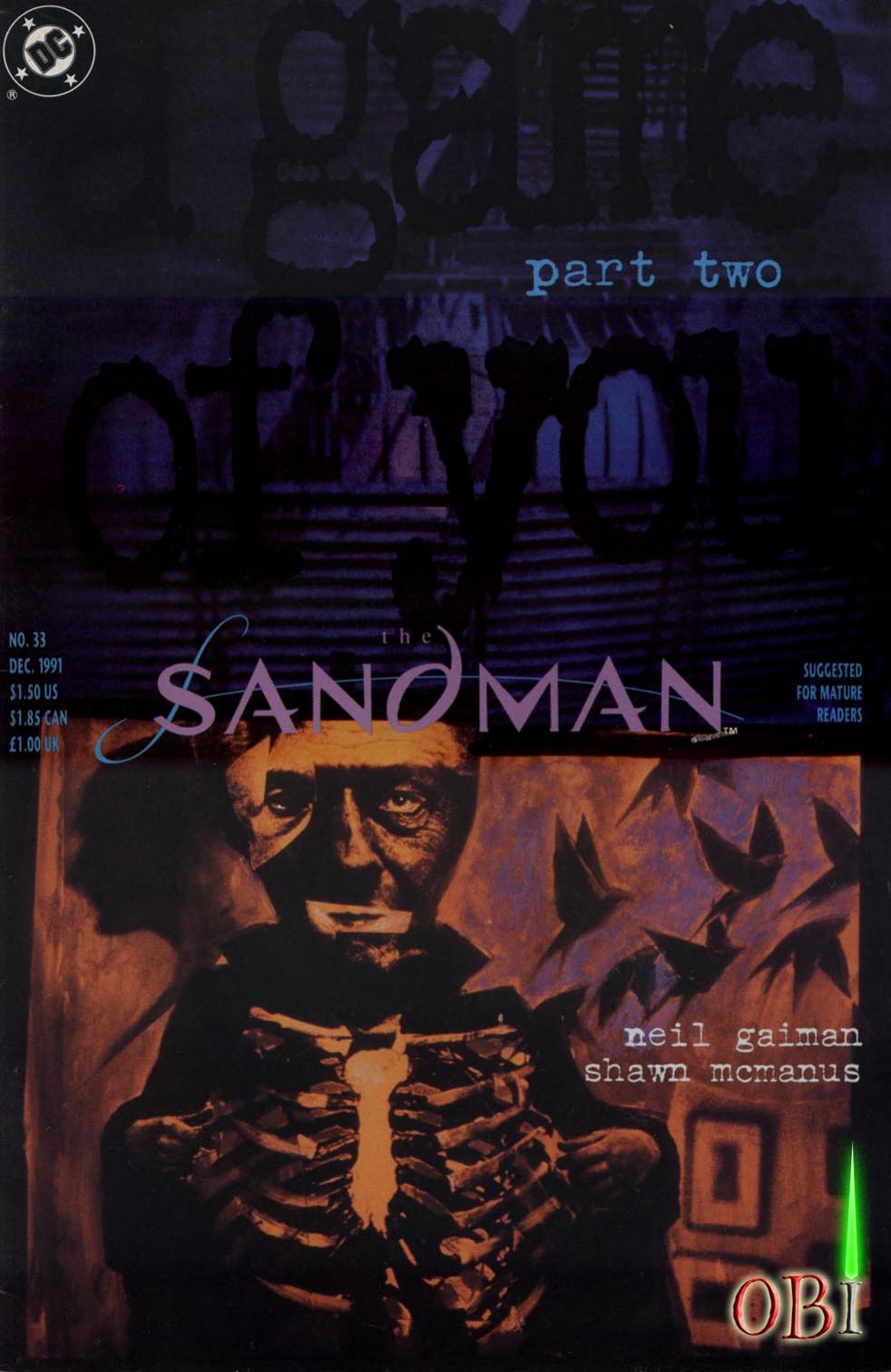 The Sandman #33: Lullabies of Broadway