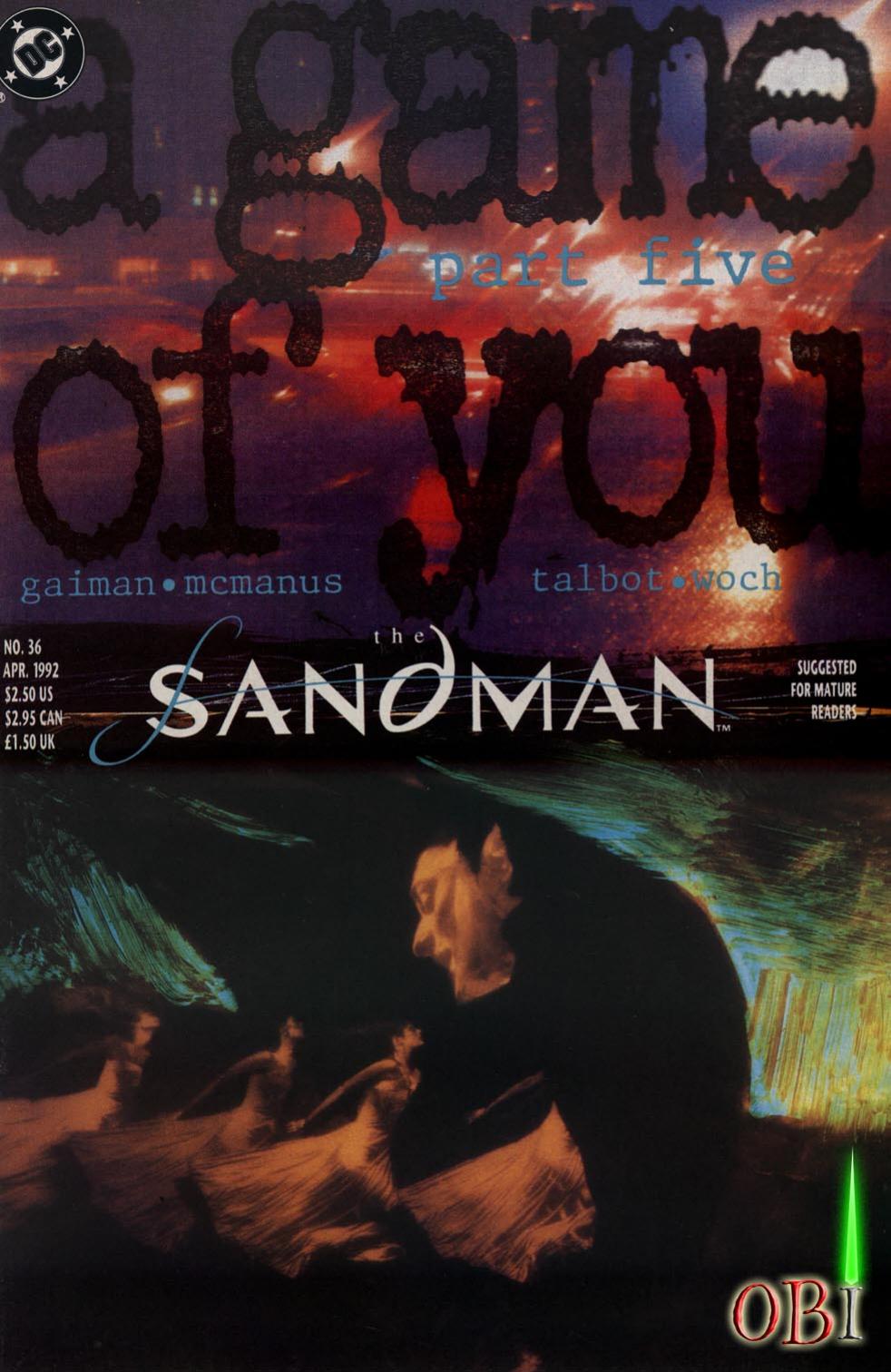 The Sandman #36 Over the Sea to Sky